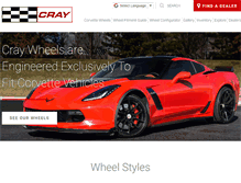 Tablet Screenshot of craycorvettewheels.com